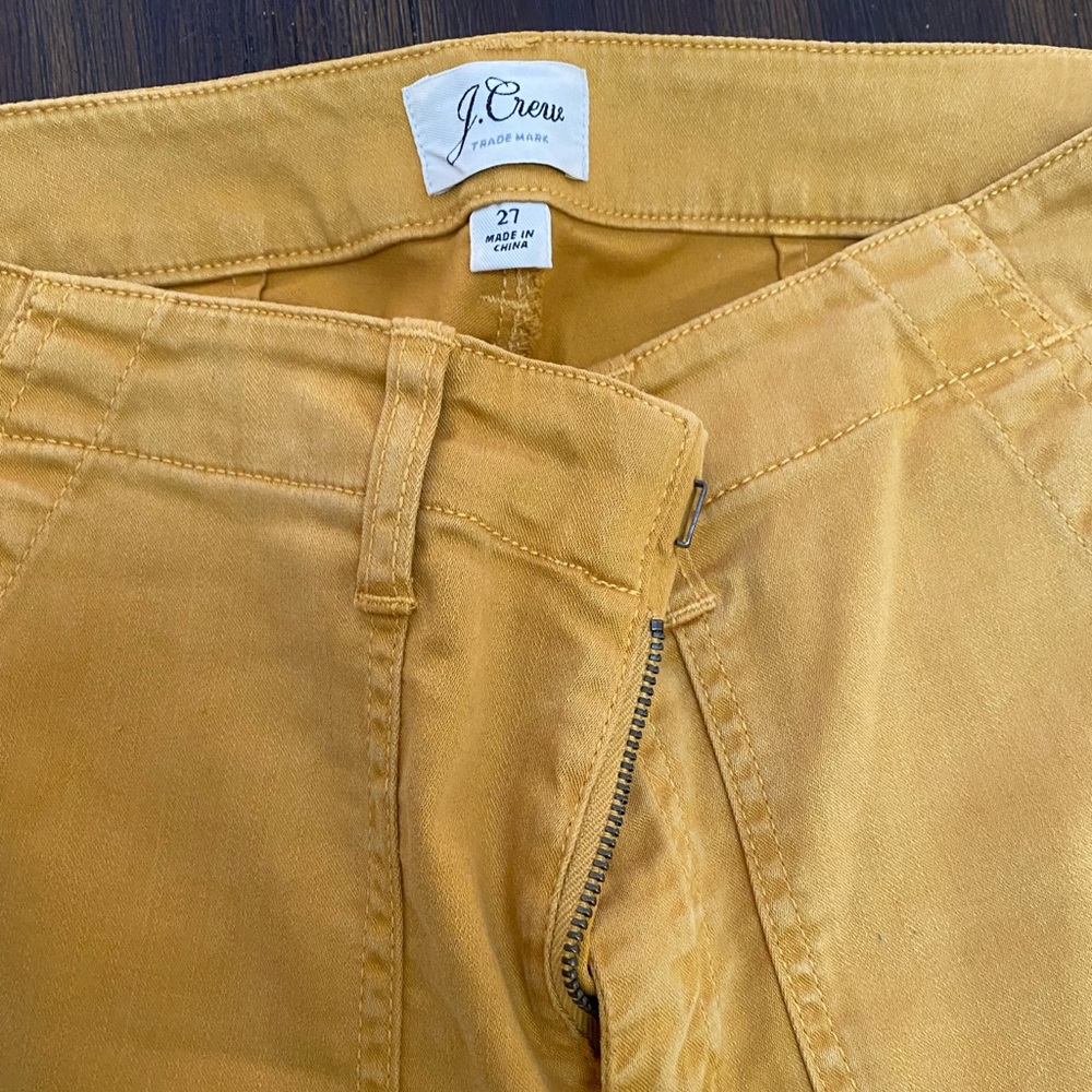 J Crew Skinny stretch cargo pant with zippers - Picture 2 of 10